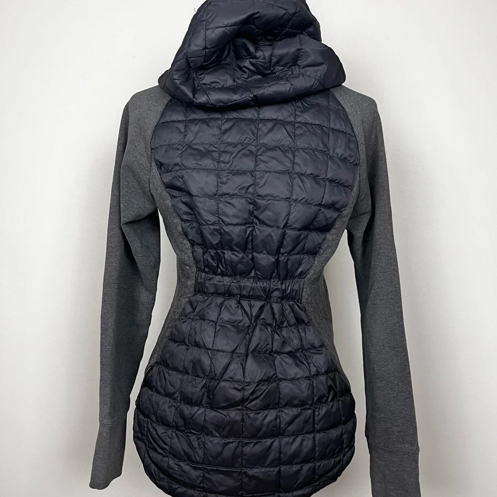 Women's The North Face‎ Endeavor Thermoball Black & Gray Hooded Jacket SZ S
